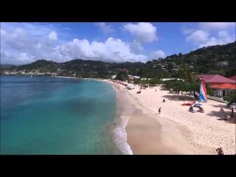 Grand Anse Beach Grenada Drone Footage