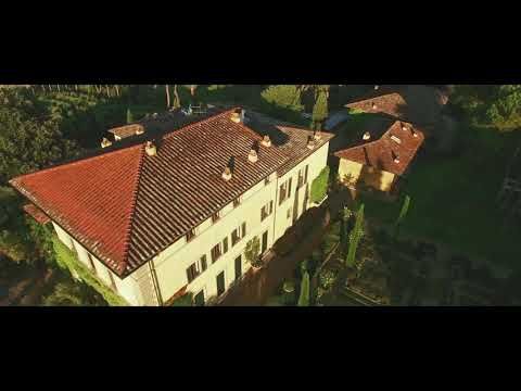 Luxury travel: Sting plays Bach, aerial video of his Tuscan estate "Il Palagio", JANKO Aerial Video