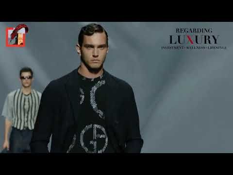 Men's fashion: Giorgio Armani men's fashion show (S/S 2021), Milan's Fashion Week