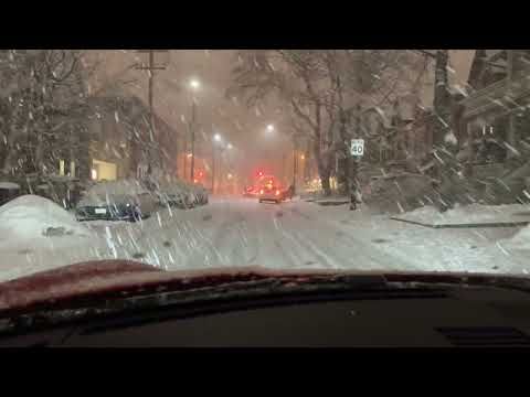 Thunder snow? Driving a 2023 Porsche Carrera 4 GTS through a March snow storm