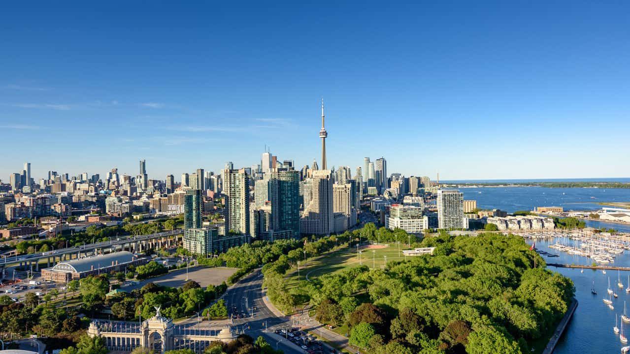 Cityscape shot of Toronto