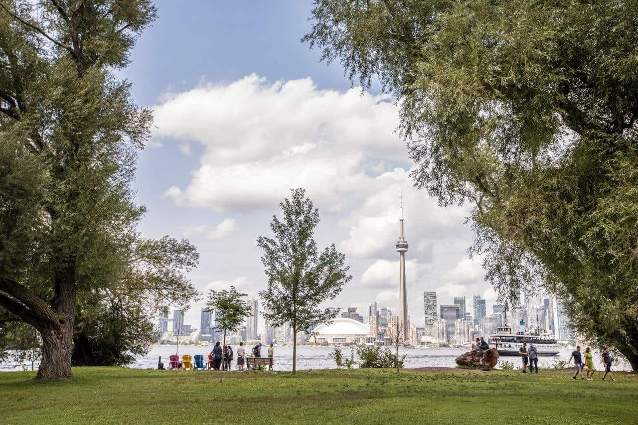 Image Of Downtown Toronto From Centre Island In Toronto
