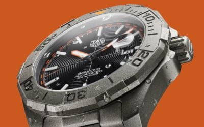 TIC TALK: TAG HEUER TEAMS UP WITH BRITISH BESPOKE WATCH HOUSE TO LAUNCH LIMITED EDITION AQUARACER
