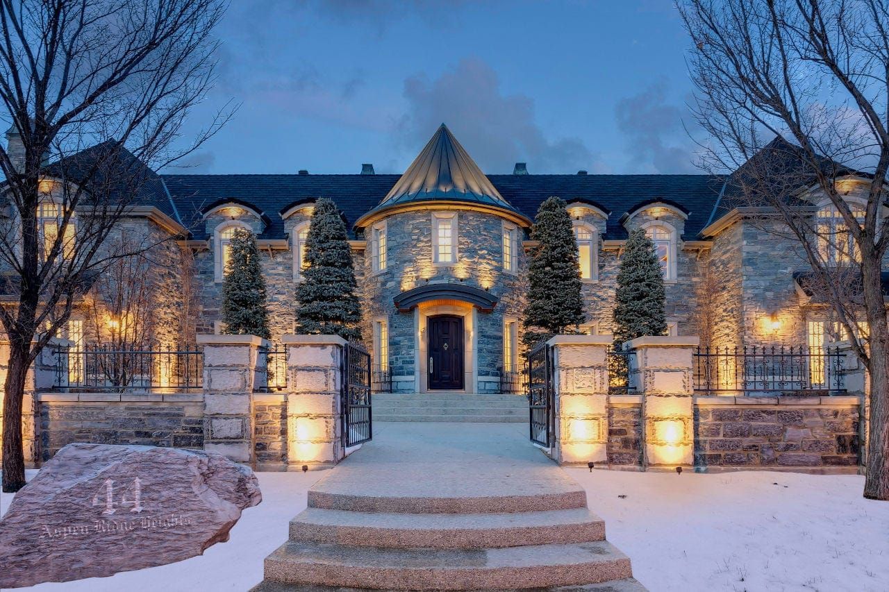 Calgary Castle 9.75M Sothebys Best Luxury Website 2021
