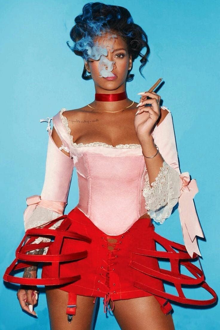 Rihanna Cigars Celebrities