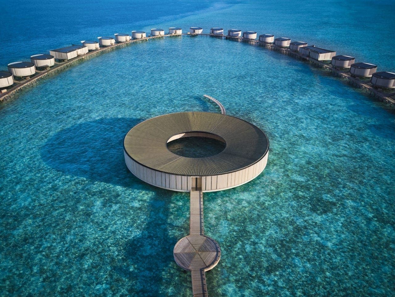 The Ritz Carlton Maldives Fari Islands The Ritz Carlton Spa Aerial View