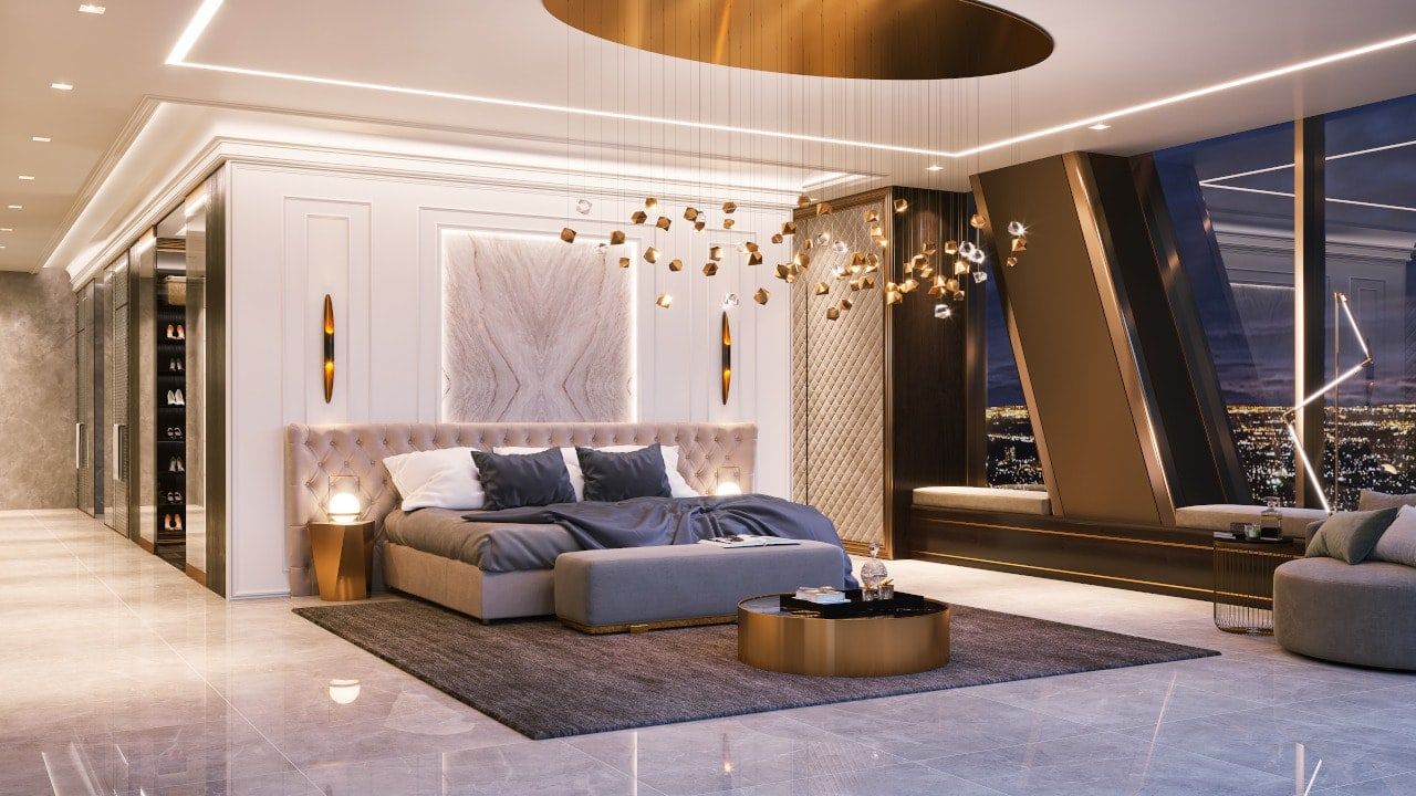 Mizrahi The One Penthouse Neezo Style Master Bedroom Final